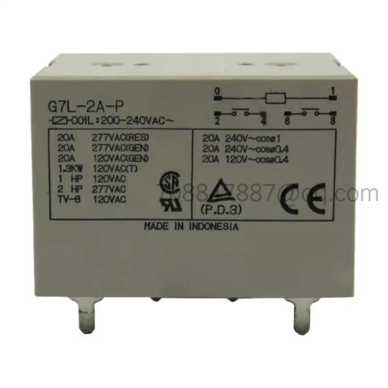 

Original NEW G7L-2A-P 200-240vac, 24vdc