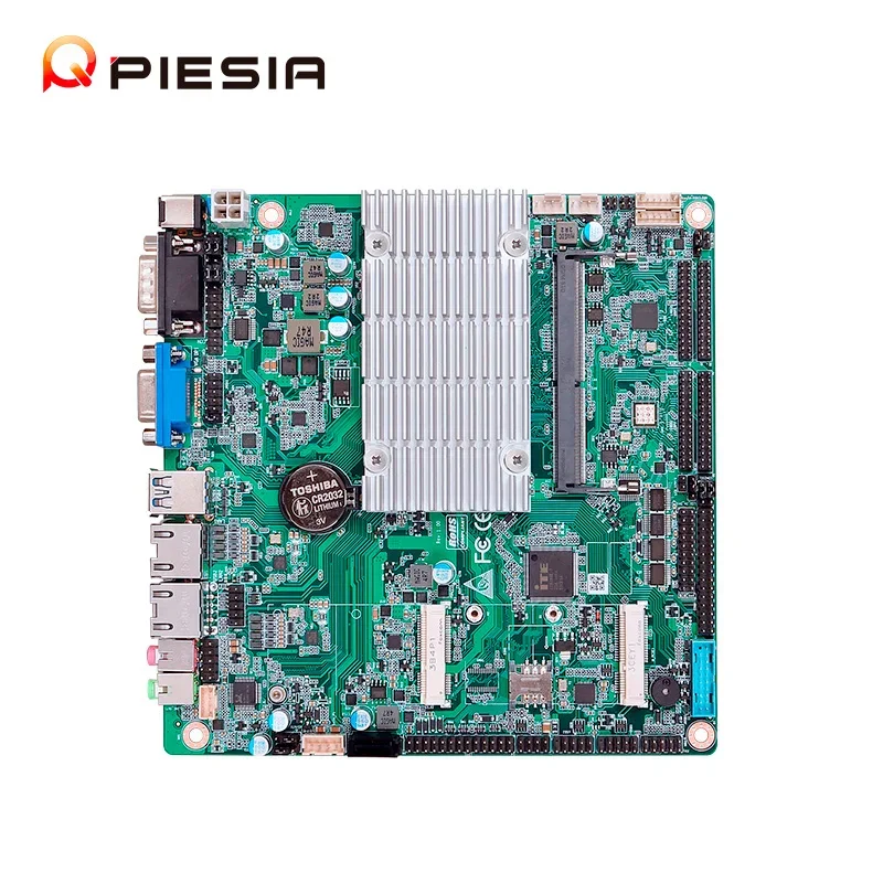 

Новая материнская плата Piesia Gemini Lake J4125 DDR4 LVDS VGA 1*LAN 6*Com RS232 RS485 X86 промышленная мини-ITX для POS-терминала
