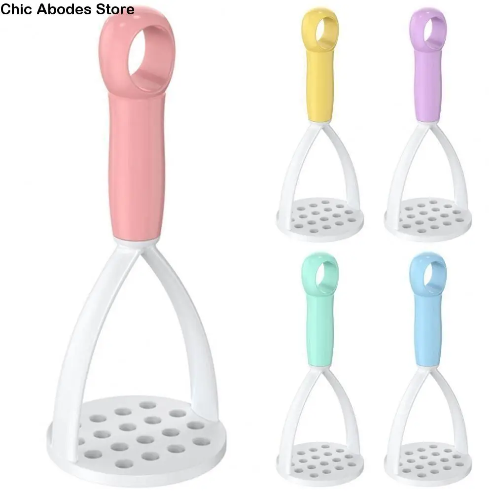 Multi-function PP Plastic Food Potato Press Kitchen Accessories Manual Mashed Crusher Fruit Masher Potato Masher Garlic Masher