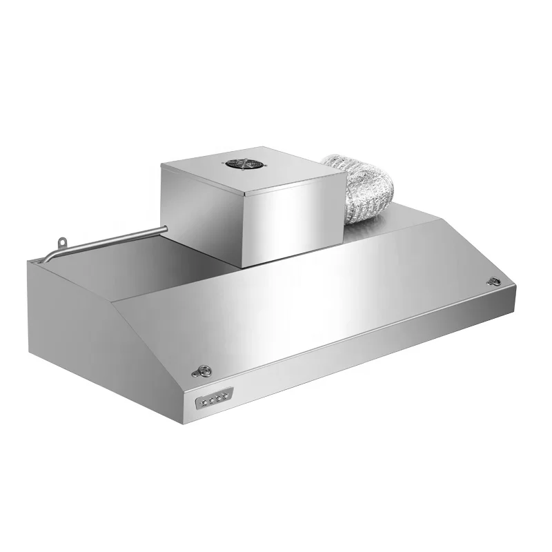 Stainless Steel Range Hood, 600 CFM Wall Mount Kitchen Exhaust Fan, LED Lights, Ducted Ductless Convertible, Noise Reduction
