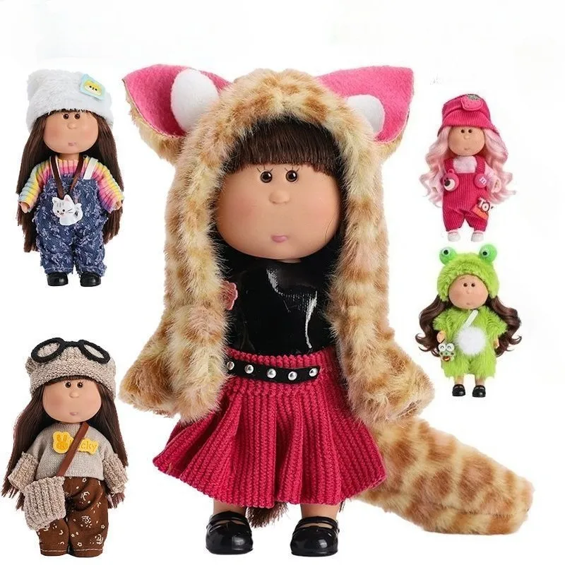 

14cm Mini Potato Doll And Clothing 3D Simulation Eye Movement Joint Hinge Toy