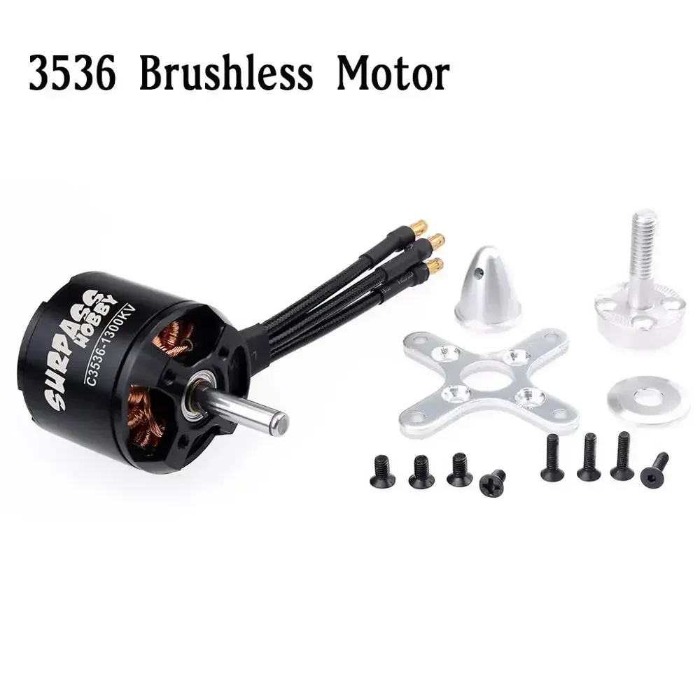 SURPASS HOBBY 2814(3536) 1050KV 1300KV Outrunner Brushless Motor for RC Airplane Fixed-wing Glider Warbirds 1000g-1500g Drone