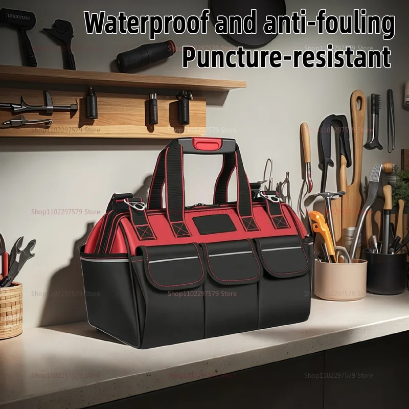 1680D أكسفورد أداة حقيبة مقاوم للماء كهربائي وجع حقيبة للتخزين الثقيلة المحمولة المنظم DIY بها بنفسك والعمل المهني