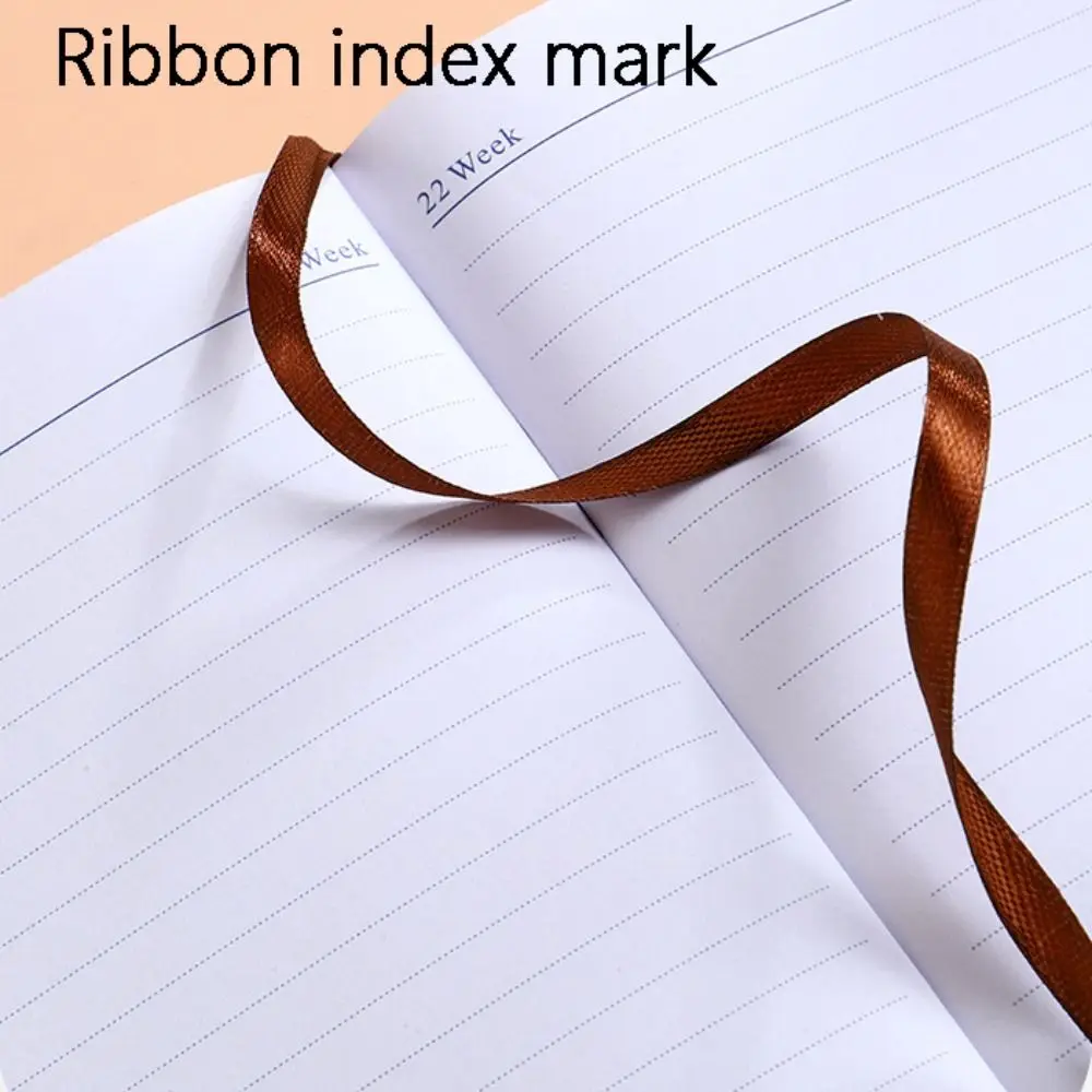 A5 Sketchbook 2025 Planner Notebooks 312 Pages 5 Colors Business Note Book Notepad Leather Surface Diary Writing Pads