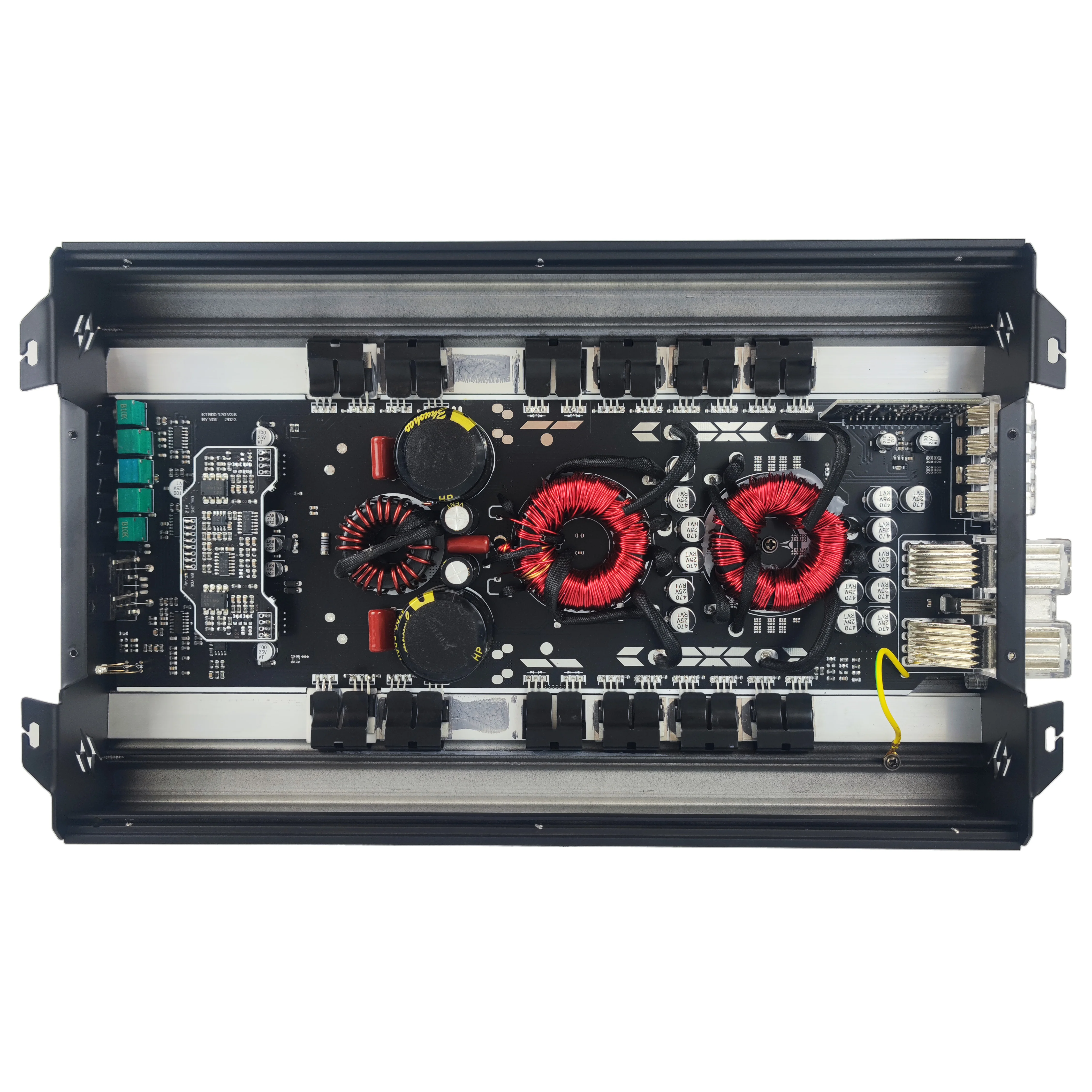 Factory High Power 1500W 1 Channel DJ Audio Amplifier Auto Mono Class D Car Amplifier with Crossovers Subwoofer Bass Amplifier