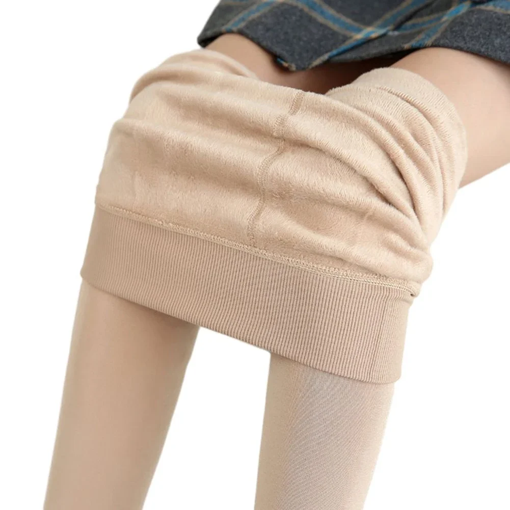 Women Thermal Underwear Pants Stretchy Winter Thick Leggings Fleece Lined Thermal Warm Sherpa Pants Casual Tights Clothes