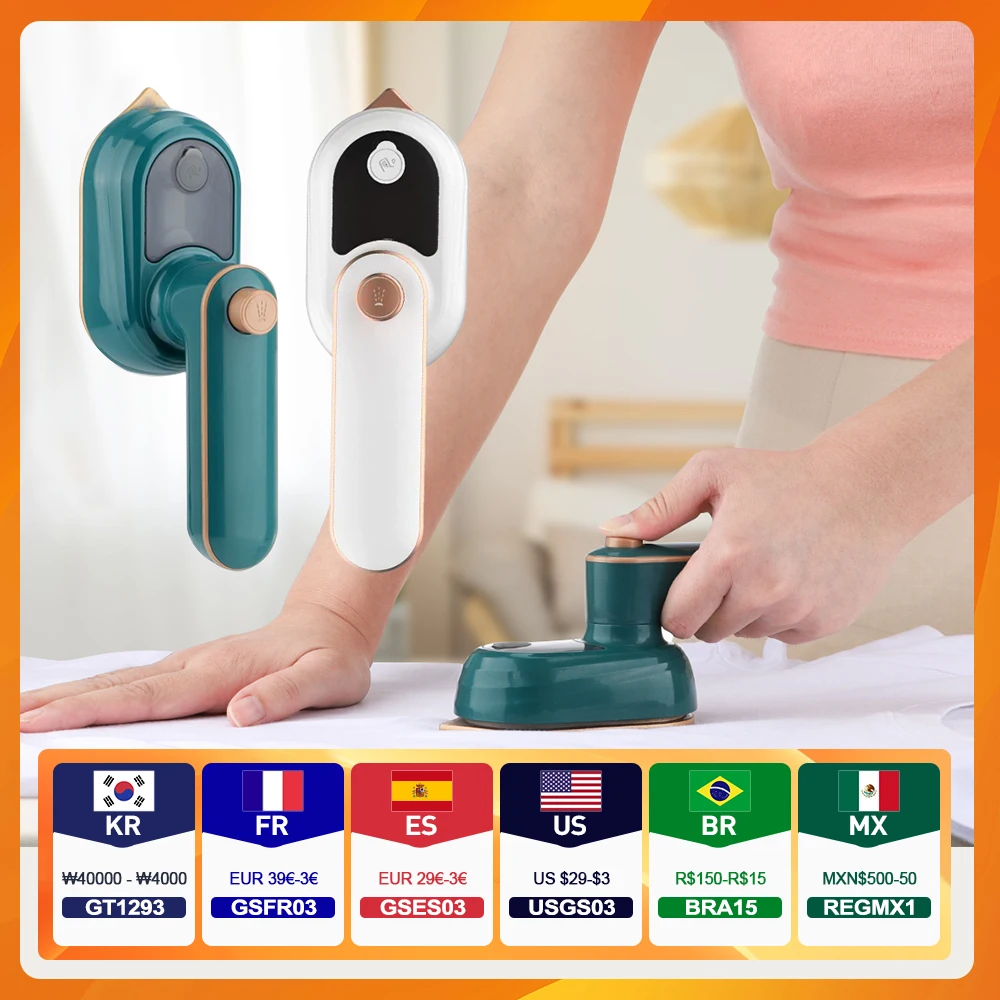 Small Steamer for Clothes Handheld Garment Steamer for Home Travel 20s Fast Heat-up Portable Fabric Steamer with 50ml Water Tank