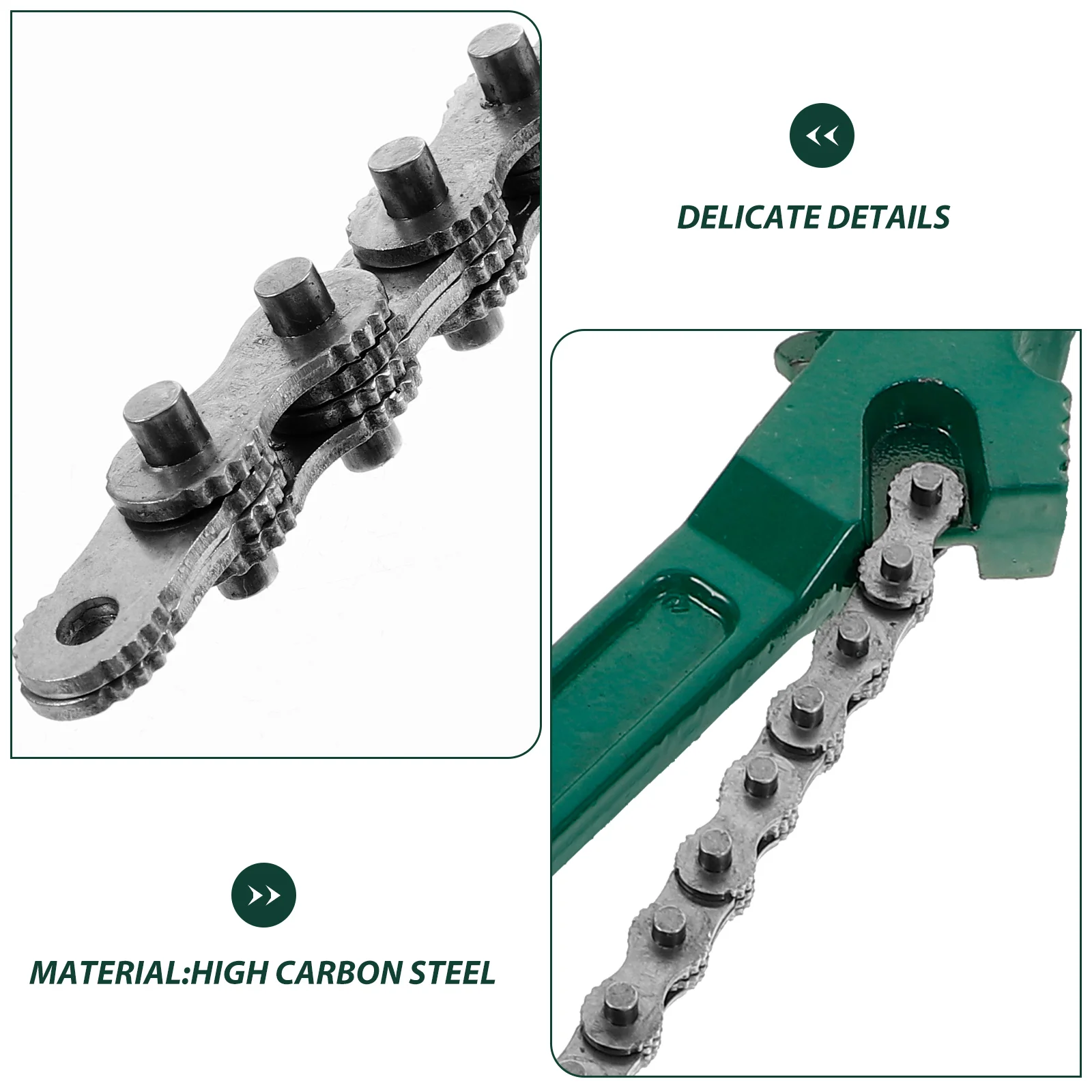 

Chain Wrench 12 Inch High carbon Steel Heavy Duty Plumbing Adjustable Oil Filter Strap Wrench Set For Auto Repair