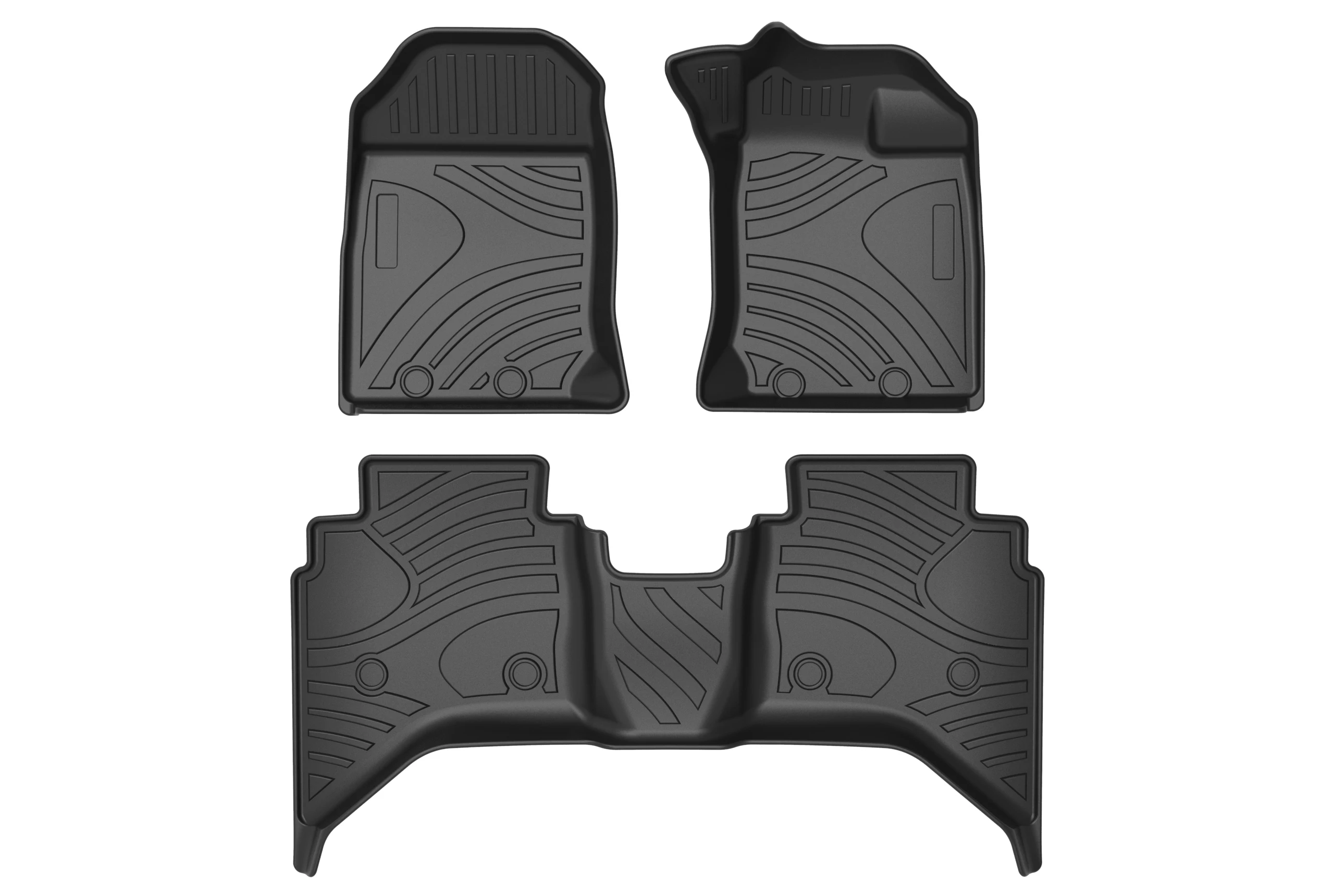 Right Hand Drive For ISUZU D-Max 2020 TPE Car Floor Mats Waterproof Protective Rubber Car Pad Liner Auto Interior Accessories