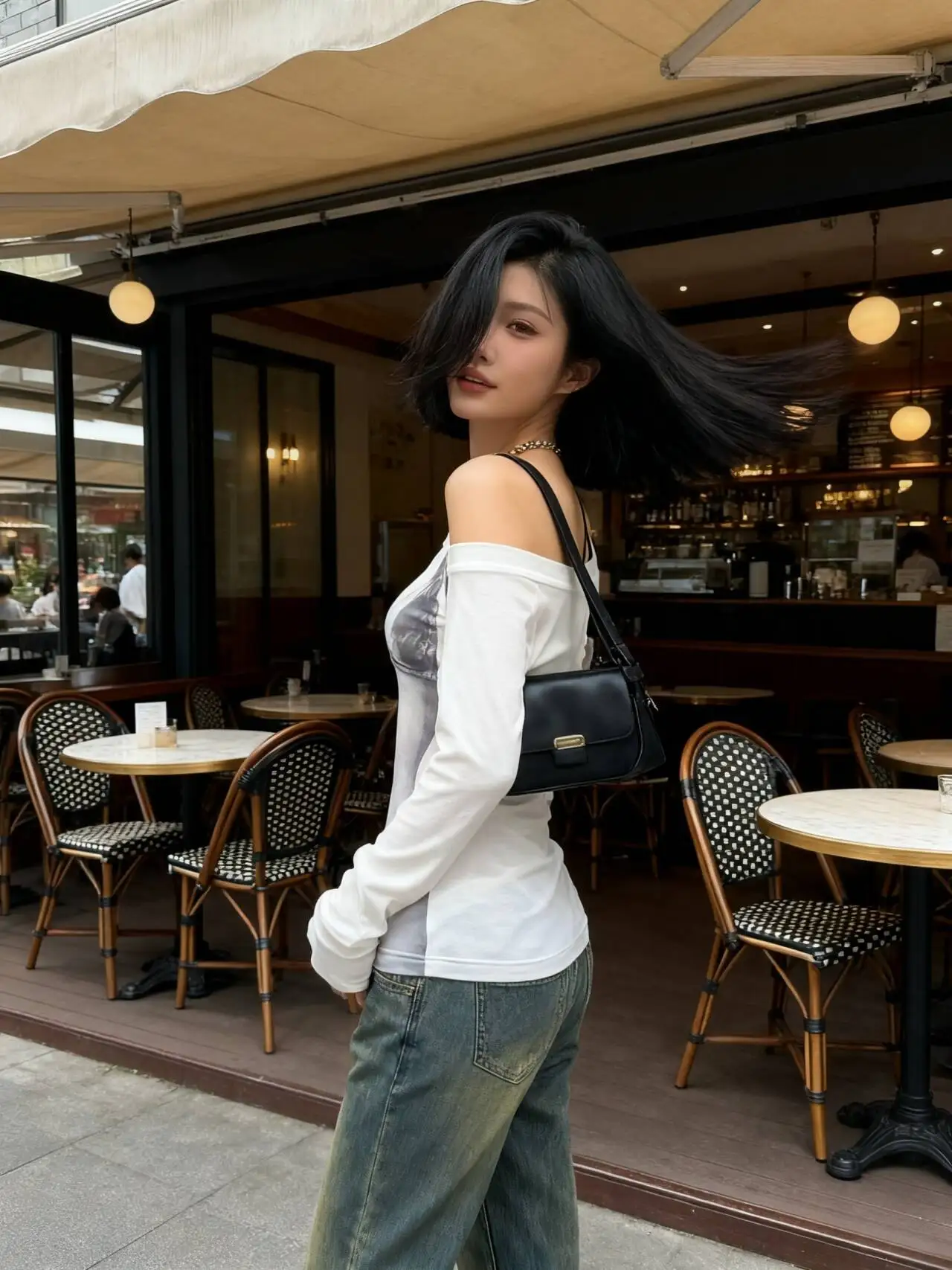 

Свитера Джемперы Пуловеры Женский длинный вязаный пуловер с вырезом сзади Красочные повседневные спортивные теплые уличные одежды Активная осень