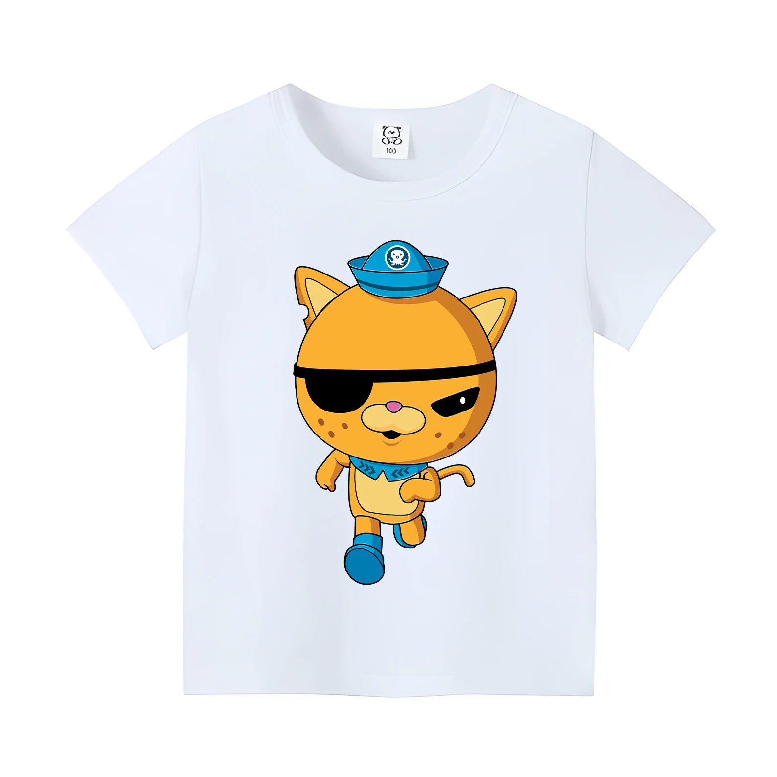 The Octonauts Summer Children's T-shirt Duck100% Cotton Tops Top Clothes for Children Winx 2024 Kids Clothes Pikmin Short Sleeve