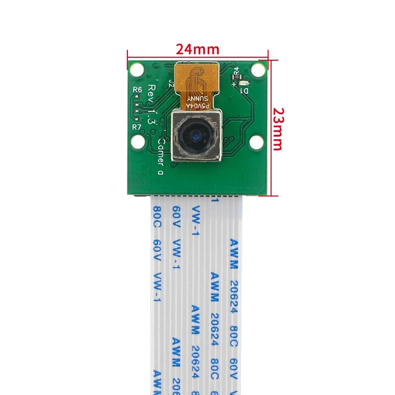 กล้องราสเบอร์รี่ Pi AF 5MP OV5647โฟกัสอัตโนมัติ65 ° โมดูลกล้องเชื่อมต่อ15Pin สำหรับ RPI 5 4B 3B 3B ศูนย์2 W