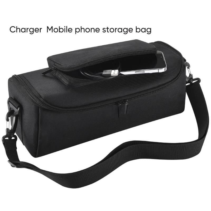 M2EC Portable Traveling Shells for SRS-XB43 Speaker Zipper Easy to Open Close Speaker Bag Shoulder Shells