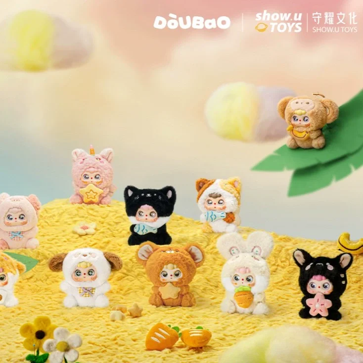 

Подлинные Doubao 12, китайские знаки зодиака, мини-приз, игра-сюрприз, слепая коробка, милые куклы, украшения, декоративная сумка, кулон, праздничный подарок