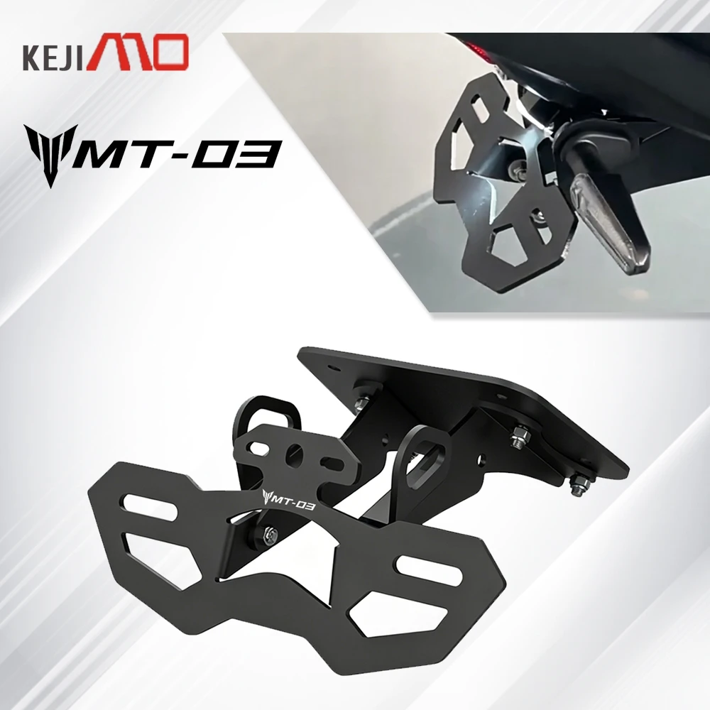 

Motorcycle License Plate Holder Bracket Accessories Tail Tidy Fender Eliminator Kit For YAMAHA MT03 MT25 YZF R3 R25 2015-2026