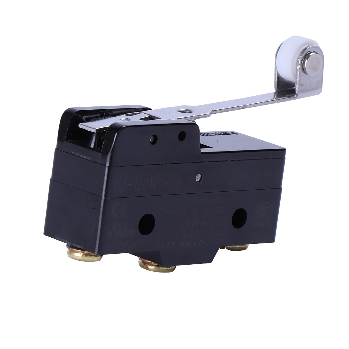 2pcs RZ-15GW2-B3 Momentary Limit Microswitch  Push Buttton Hinge Roller Lever