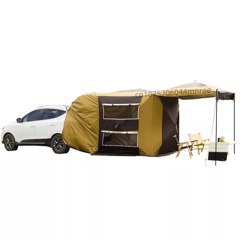 Car Tail Tent, Automatic No Need to Build Near the Car, Fast Driving Self Driving Camping Tent, Camping Sunshade