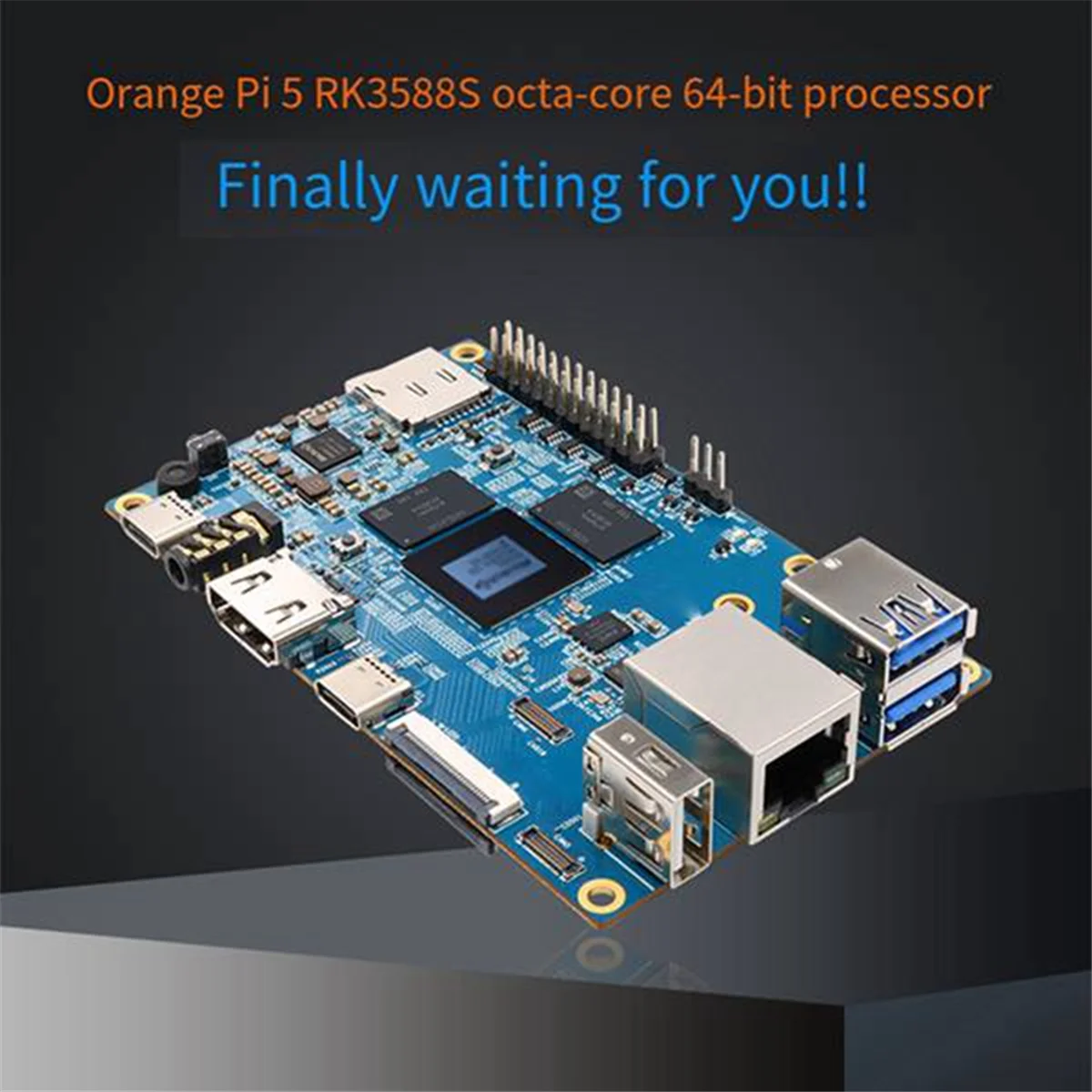 Плата разработки N84R для 5 Linux RAM LPDDR4/4X 8K RK3588S 64-битный процессор с поддержкой ОС Orangepi 4 ГБ