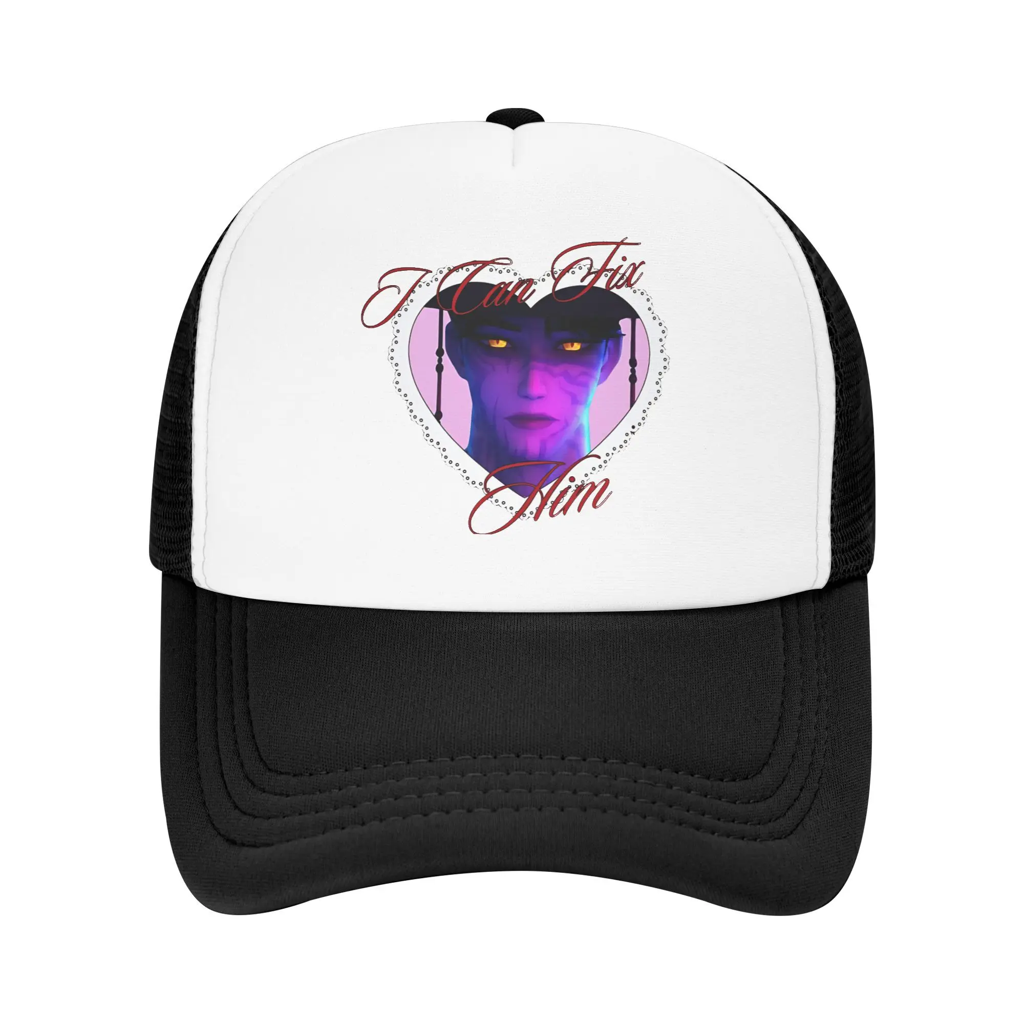

Summer Mesh Sun Hats SAJA BOYS Jinu I Can Fix Him Kpop Demon Hunter Spring Baseball Cap Streetwear Trucker Hat Snapback Cap