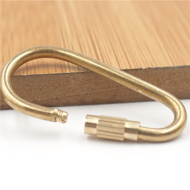 1pc 36mm Solid Brass Cast O-Ring Openable Round Connect Buckle for Webbing Leather Craft Bag Strap Belt Pet Collar High Quality