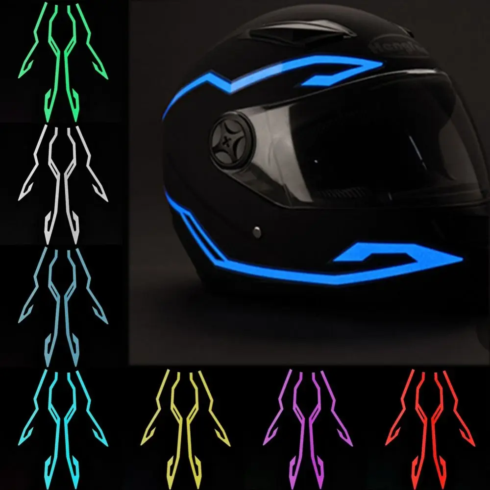 

LED Cold Light Helmet Strip EL Sticker Waterproof Riding Signal Warning Lights Night Riding Accessories Led Helmet Light Strip