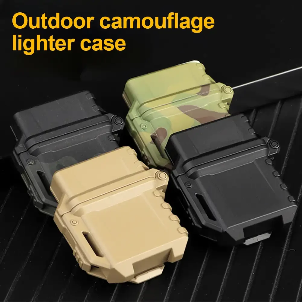 Tactical Lighter Storage Case Universal Portable Box Container Organizer Holder For Zippo Inner Tank Outdoor Camping Hik