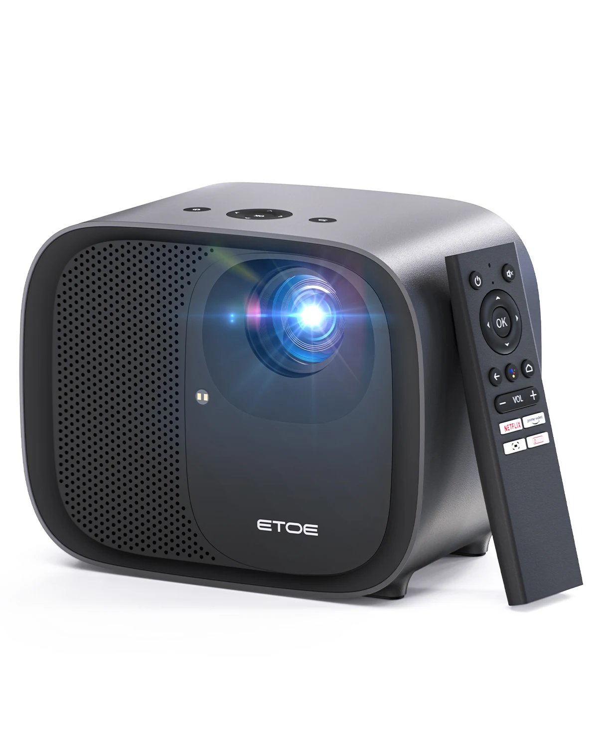 

Google Portable Auto-Focus Android 11 Projector BT5.0 1000 ANSI HD 1080P 4k Mini LCD USB 3D Features LED US Home Theater Office