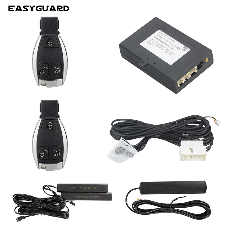 

EASYGUARD Smart Key PKE replacement system fit for Benz 2014+ FBS4 cars with factory OEM push start button