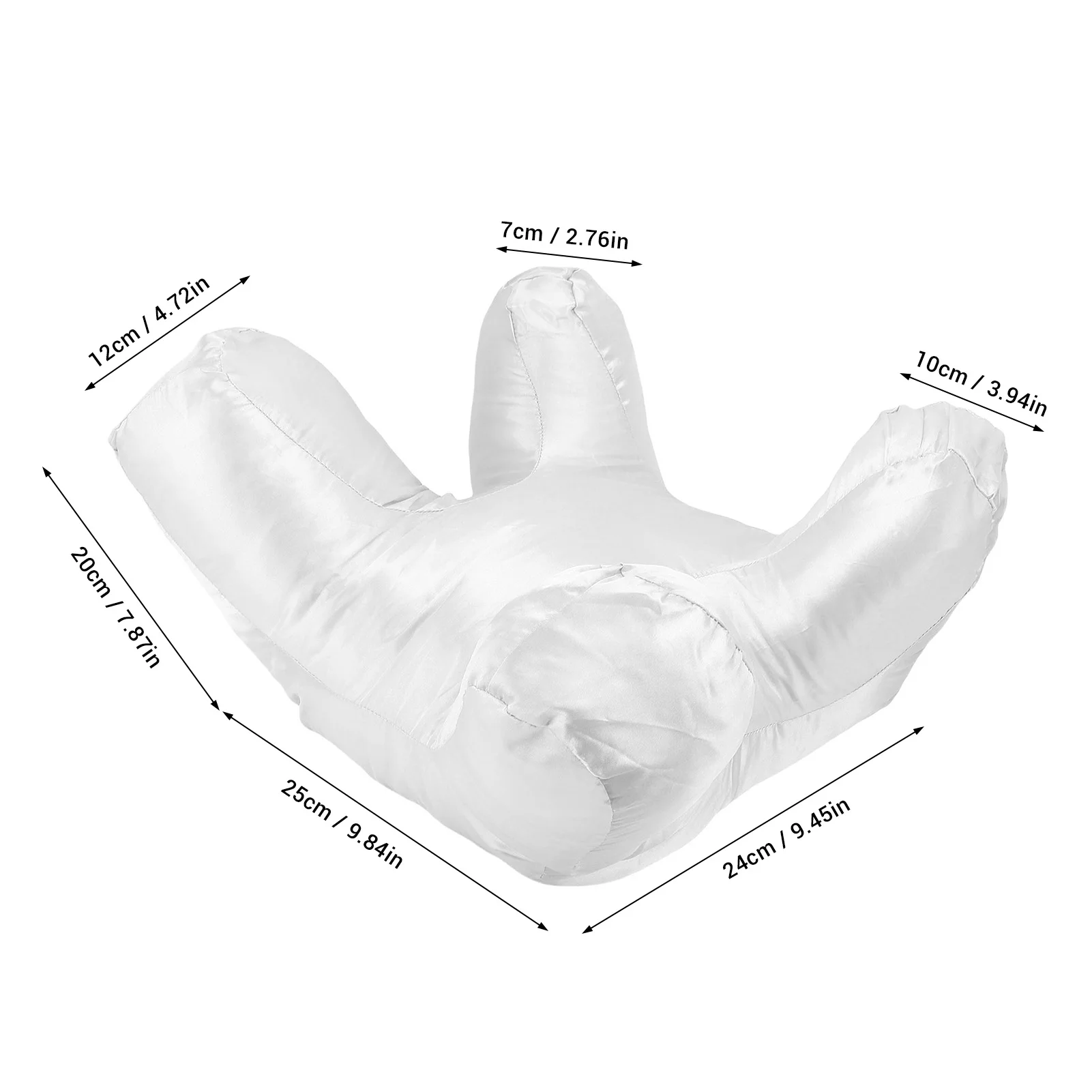 وسادة وجه مريحة خفيفة الوزن وناعمة داعمة للوجه للأسفل من أجل الجانب الخلفي للمعدة والنوم من القطن #5