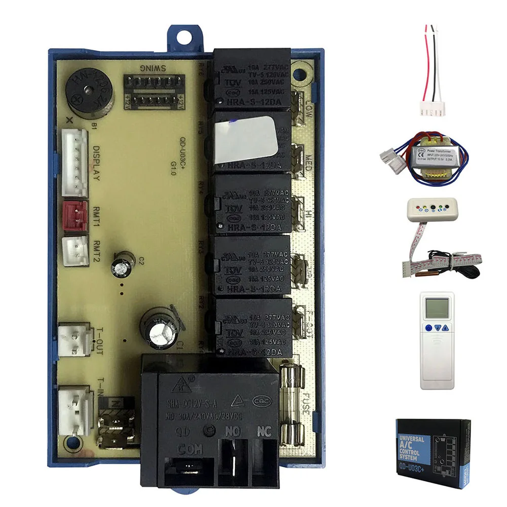 

1set Air Conditioner Control Panel AC Control System Board Set With Accessories For Various Air Conditioning Units And Systems
