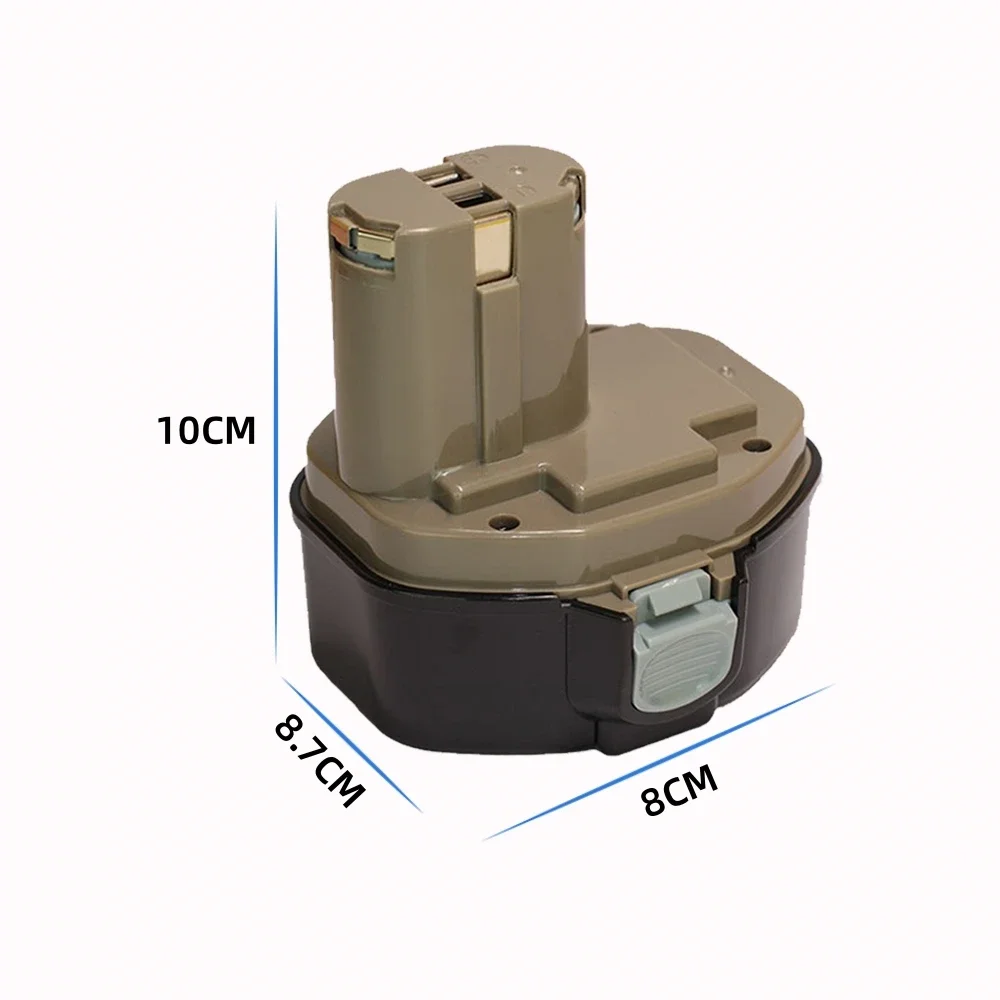 Batterie haute capacité pour Makita, compatible avec PA12, PA14, PA09, PA18, 14.4, 4800, 9100, 1220, 6270D, 6280D, 1420 V, 1435 mAh