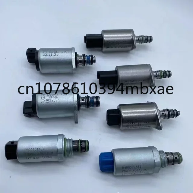 Válvula Solenoide Rexroth para excavadora, R900701407, R900734911, R900578535