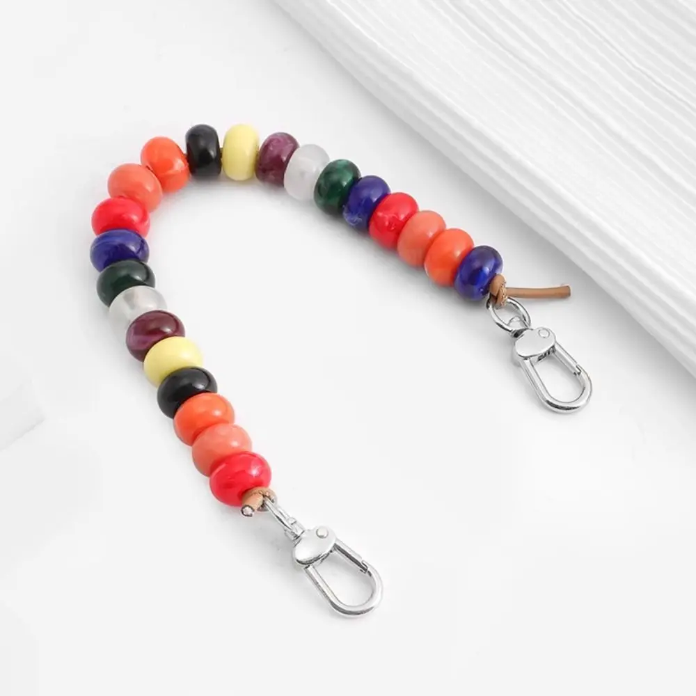 Colorful Handbag Chain Acrylic Bag Parts Accessories Bags Belt Replaceable Exquisite Hanging Pendant for Longchamp for Women