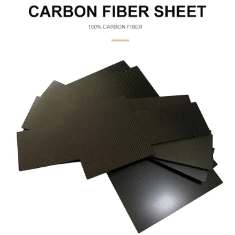 

Custom Glossy Matte CNC Carbon Fiber Sheet, Carbon Fiber Material, Bespoke High Strength Composite Panel for Multi Usage