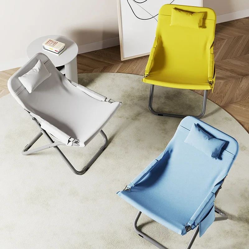 Летнее кресло, складное кресло для обеденного перерыва, уличный ленивый диван, офисный артефакт для сна, простая спинка, пляжное кресло
