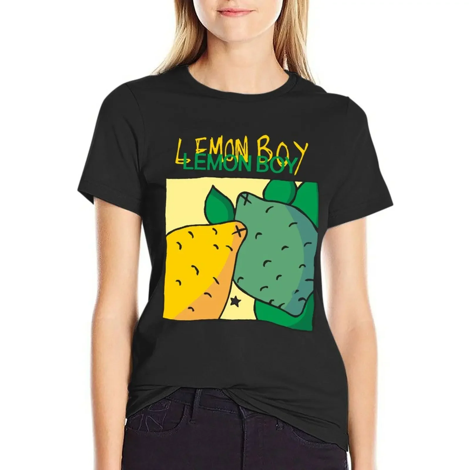 

Beautiful Model Lemon Boy Cavetown Awesome For Movie Fans T-Shirt animal print customizeds quick drying black t shirts for Women