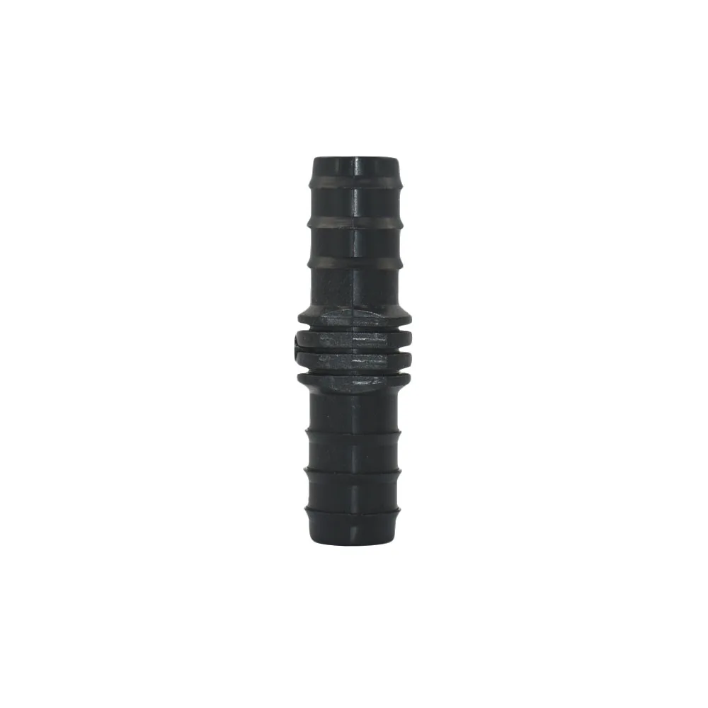 Plastic Hose Barb Connectors 16/20/25mm Pe Tube Tee Elbow Cross End Plug Reducing Coupler Drip Irrigation Fitting 1/2 3/4 1\