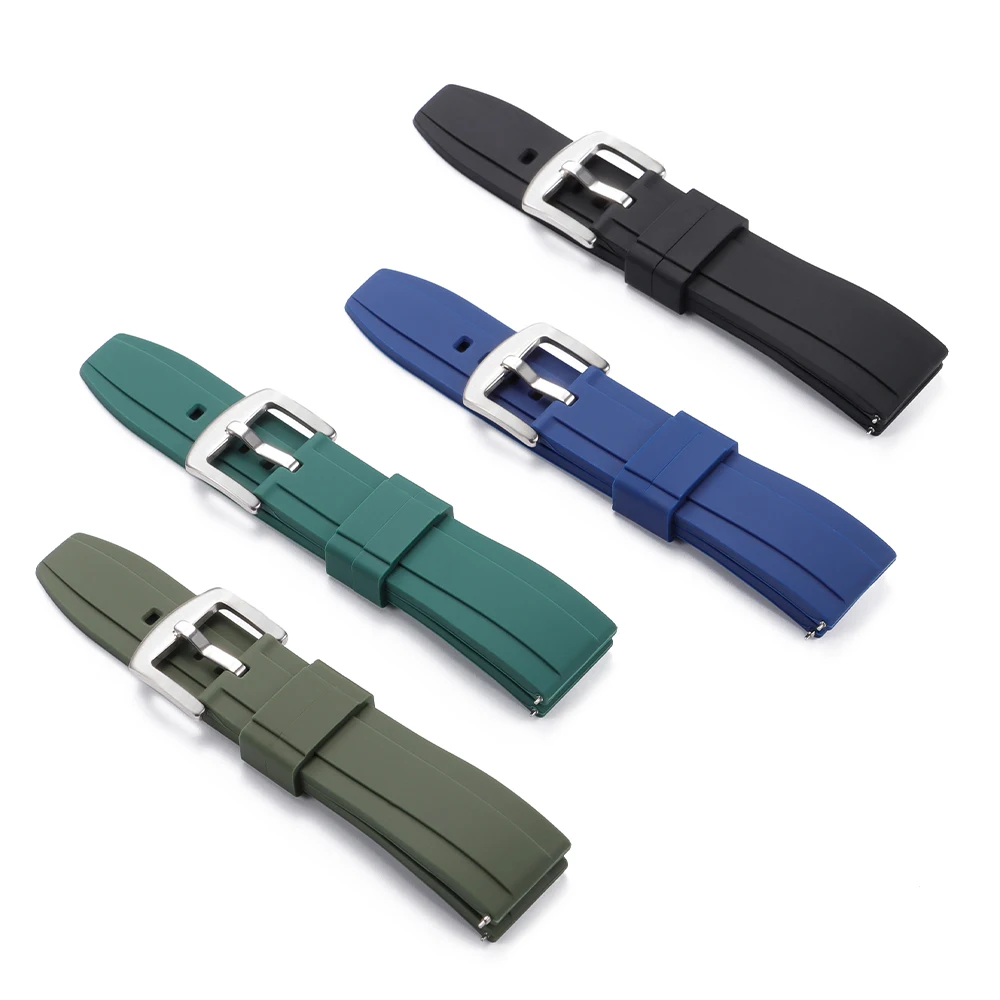 20mm 22mm Universelles wasserdichtes Gummiband für Rolex für Armani für Omega Armband Sport Silikon Uhrenarmband für Seiko Armband – Detail 33