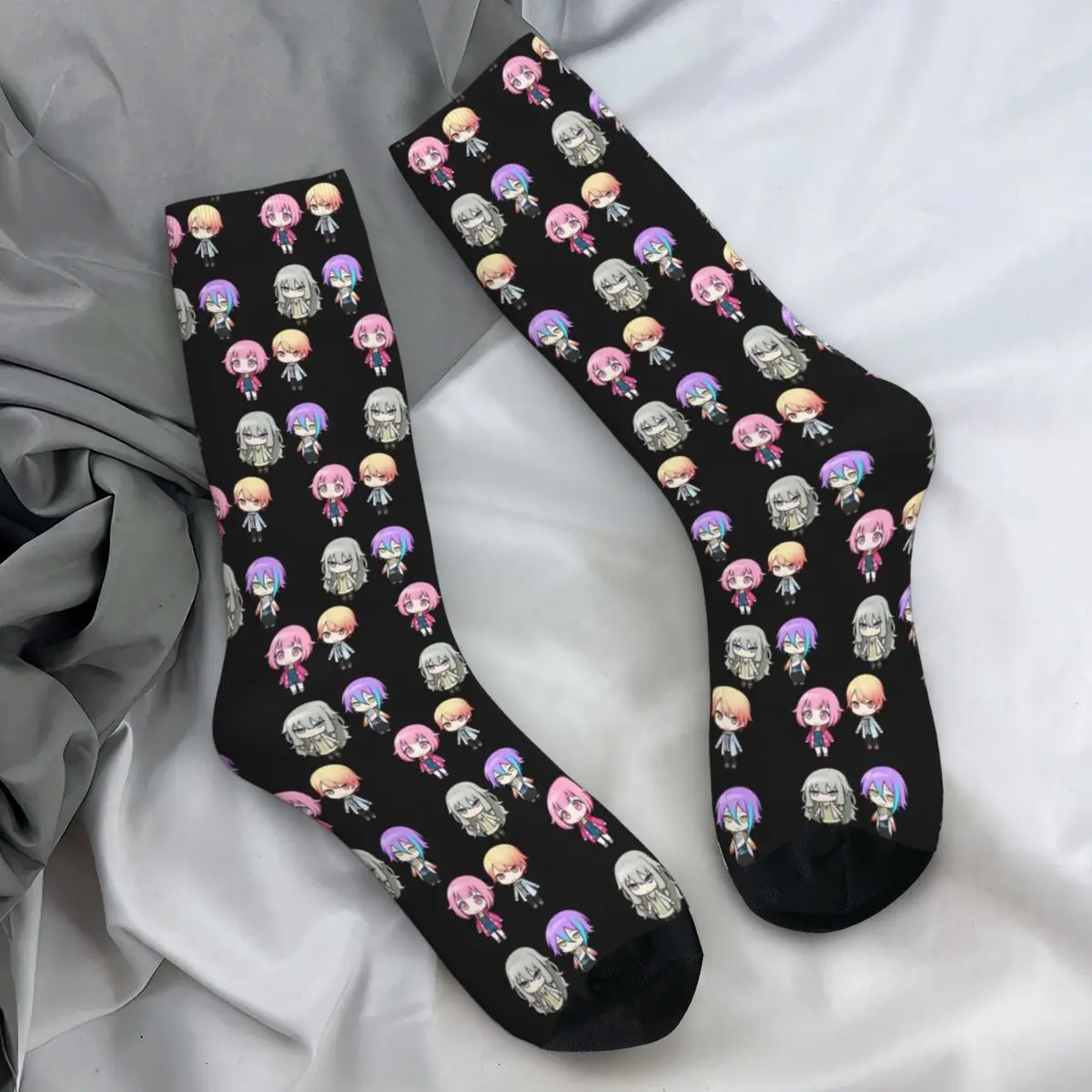 

Project Sekai Emu Otori Stockings Rui Kamishiro Printed Casual Socks Winter Anti Skid Socks Men Outdoor Medium Soft Socks