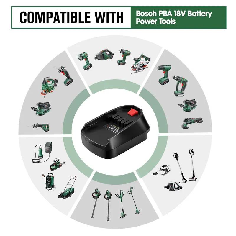 Adattatore convertitore batteria agli ioni di litio MT18BSC per Makita 18V BL1830 BL1860 BL1850 BL1840 BL1820 usato per strumento Bosch C 18V