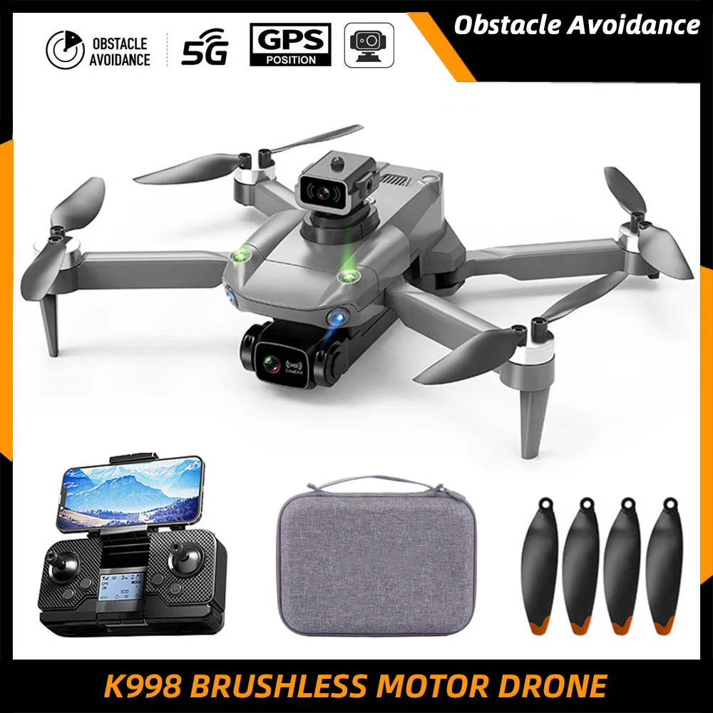 K998 Drone 4K Professional Drone GPS Aerial Photography 5G Wifi Obstacle Avoidance Quadcopter RC Helicopter RC Plane Toys Dron