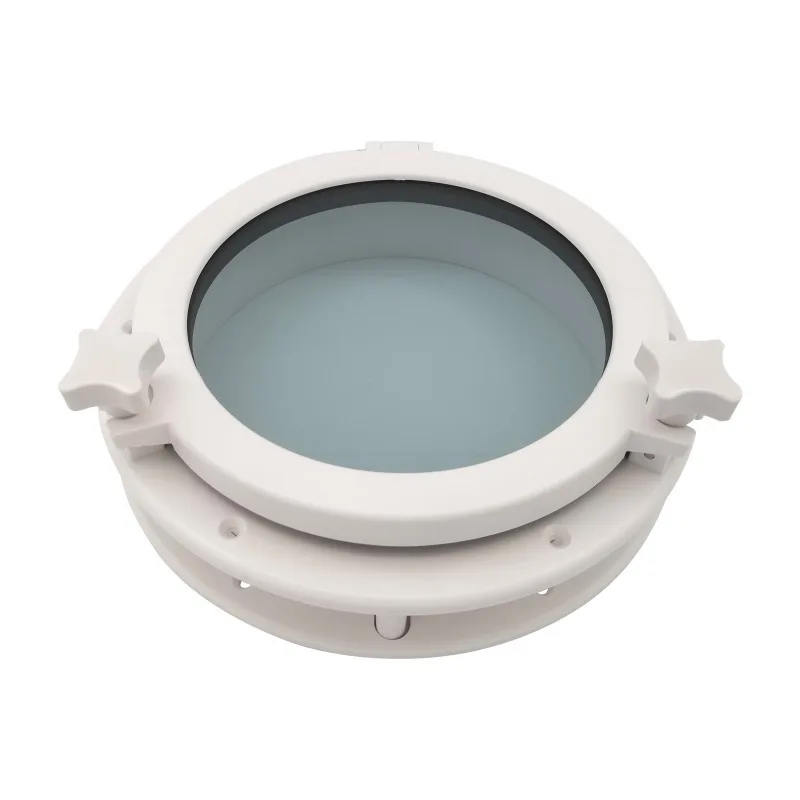 

265Mm porthole 4mm tempered glass ABS material, UV resistant yacht marine RV porthole sunroof accessories