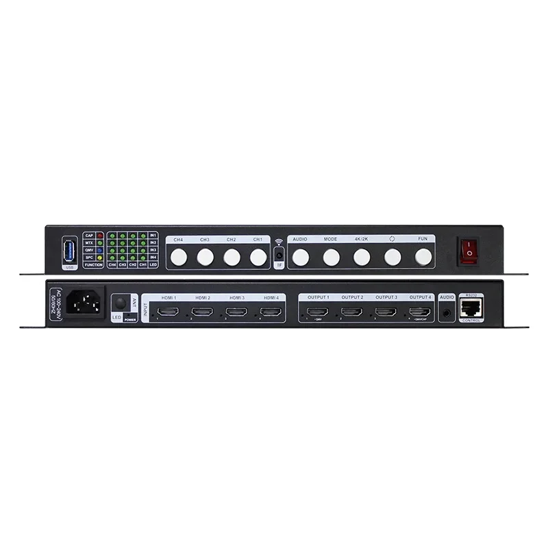 

Amoonsky HD Video Wall Matrix 4x4 8x8 16x16 HDCP 4K Matrix Switcher Support Web Upper PC Wireless Control
