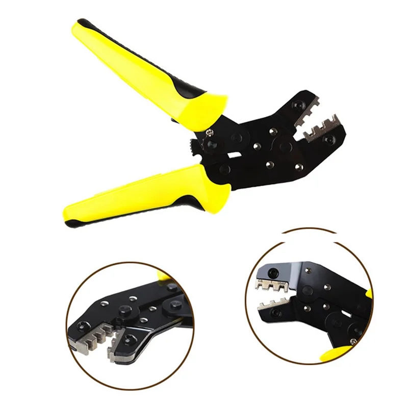 1 قطعة JX-1601 كماشة ضغط سلك السقاطة متعددة الوظائف كماشة ضغط سلك الربيع (أصفر + أسود)-ABYA