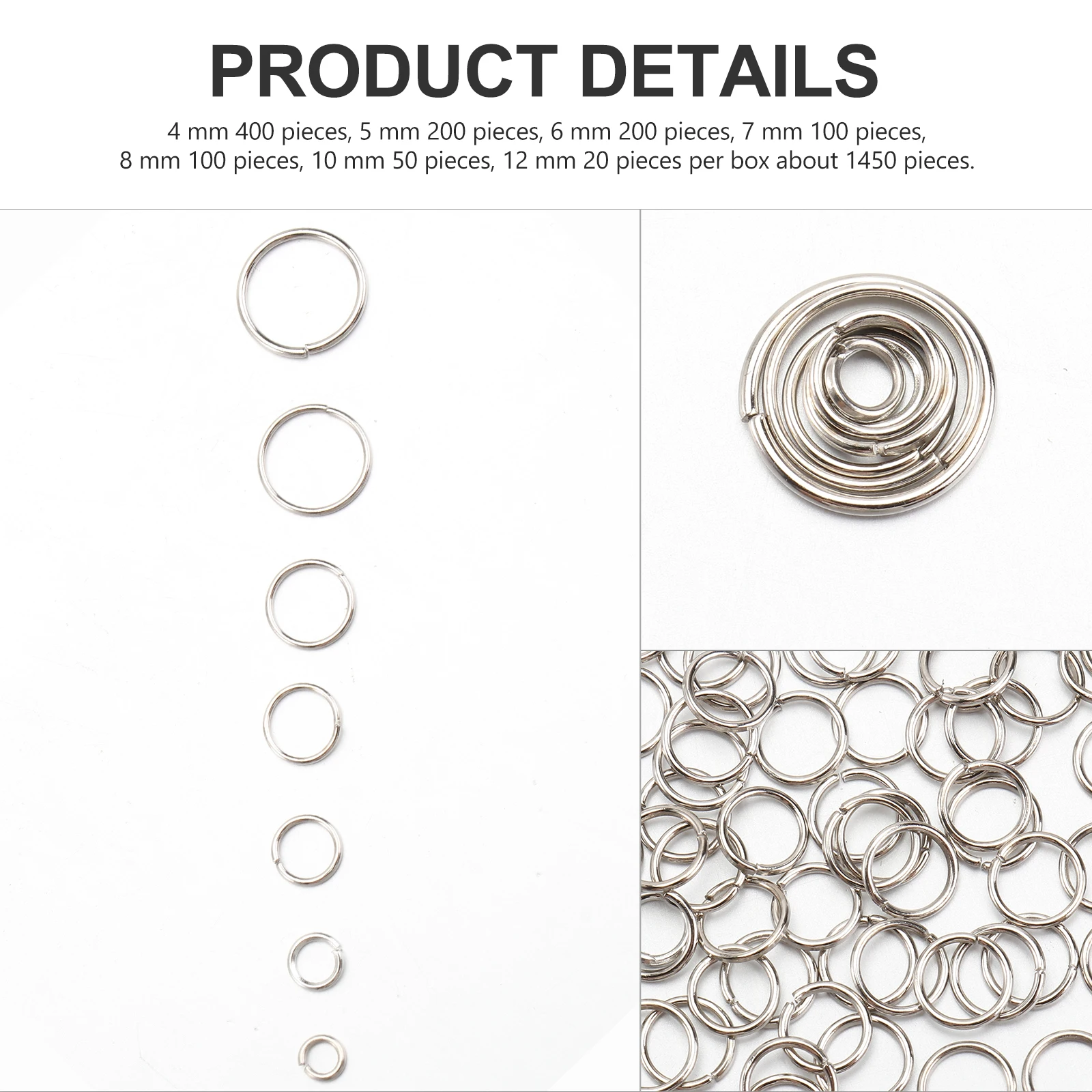 

Charms Jewelry Accessories Keychain Rings Manual Material Dark Grey Handwork Accessory