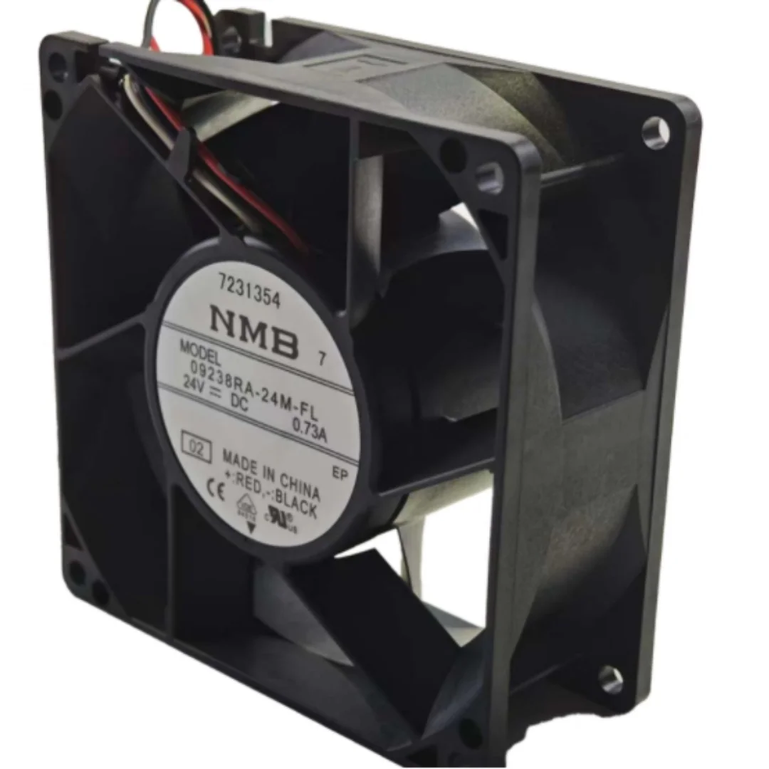 NMB 09238RA-24M-FL DC 24V 0.73A 92x92x38mm 3-Wire Server Cooling Fan