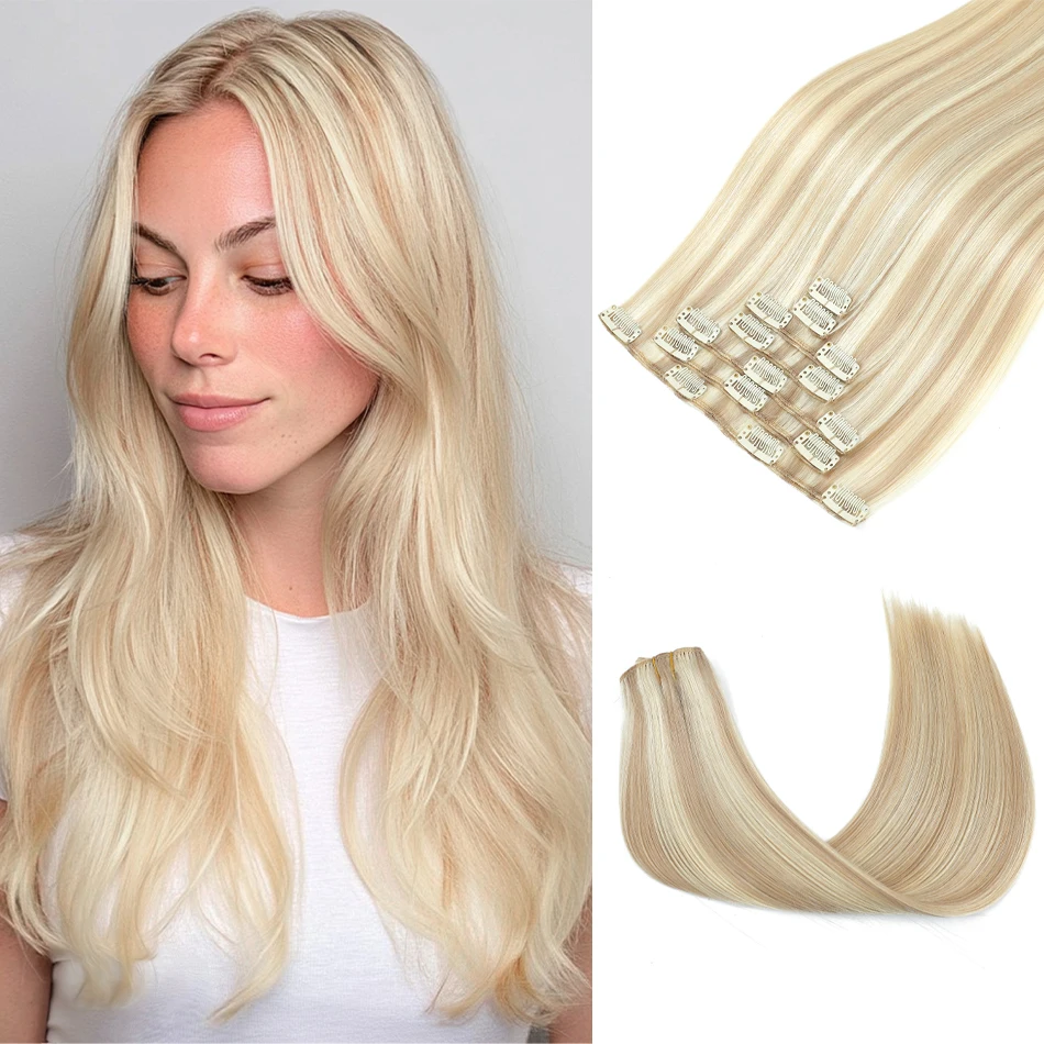 extensions-de-cheveux-naturels-a-clipser-7-pieces-blondes-lisses-120g-double-trame-bresilienne-cheveux-humains-naturels