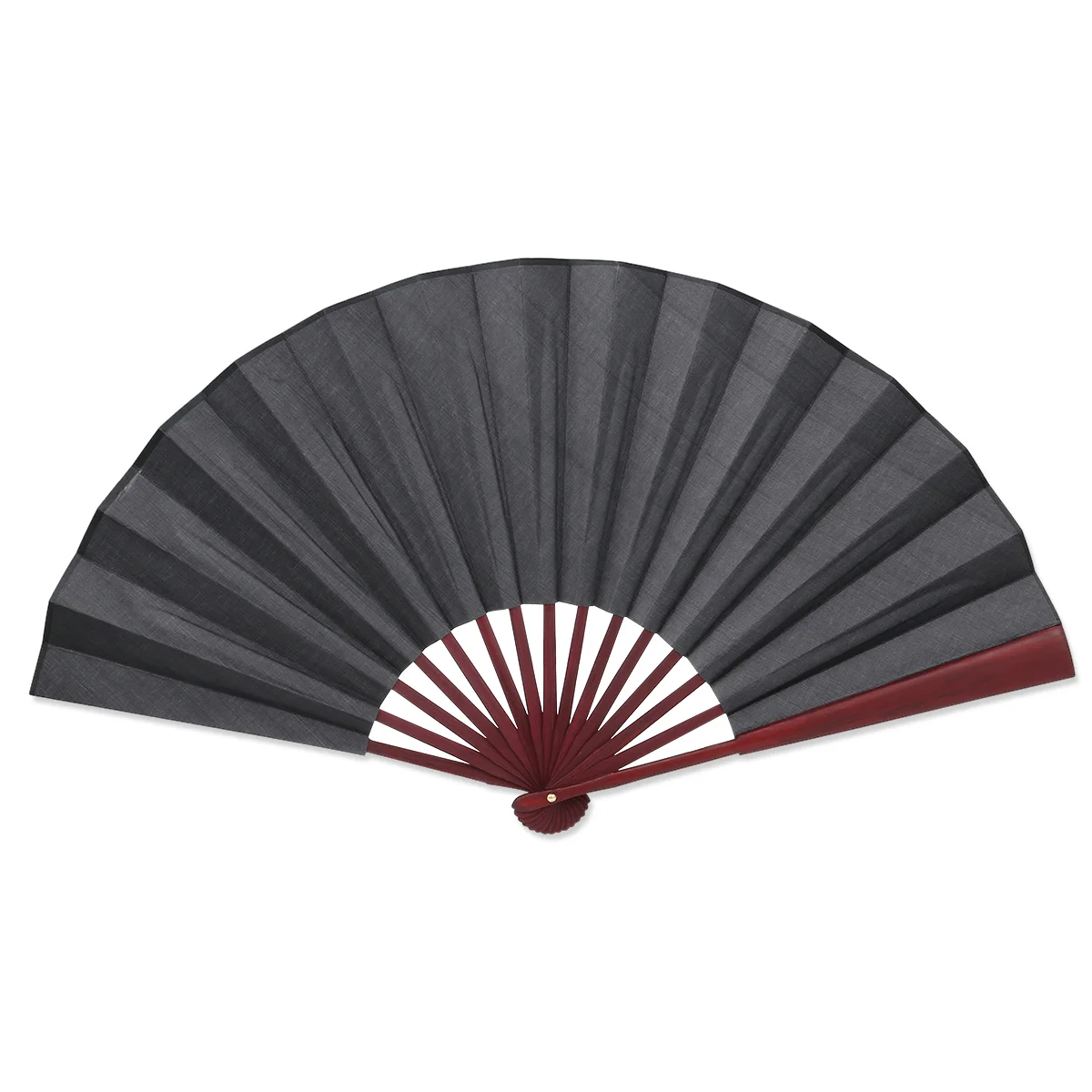 60cm x 33cm chinesische Art Hand faltbare Hand fächer Männer falten Bambus leer schwarz Handheld Fans Hochzeits feier Geschenk Hand