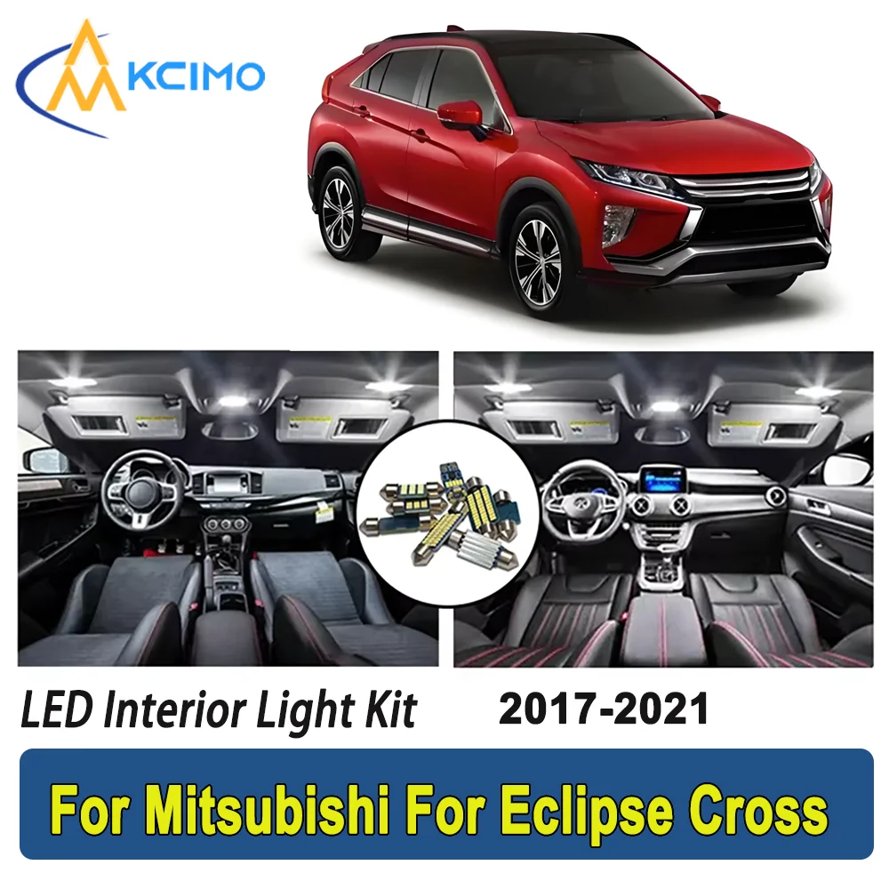 

New Light Bulb For Mitsubishi For Eclipse Cross (2017-2021) Premium Bright LED Interior Dome Map Trunk Light Kit Car Led Lamps
