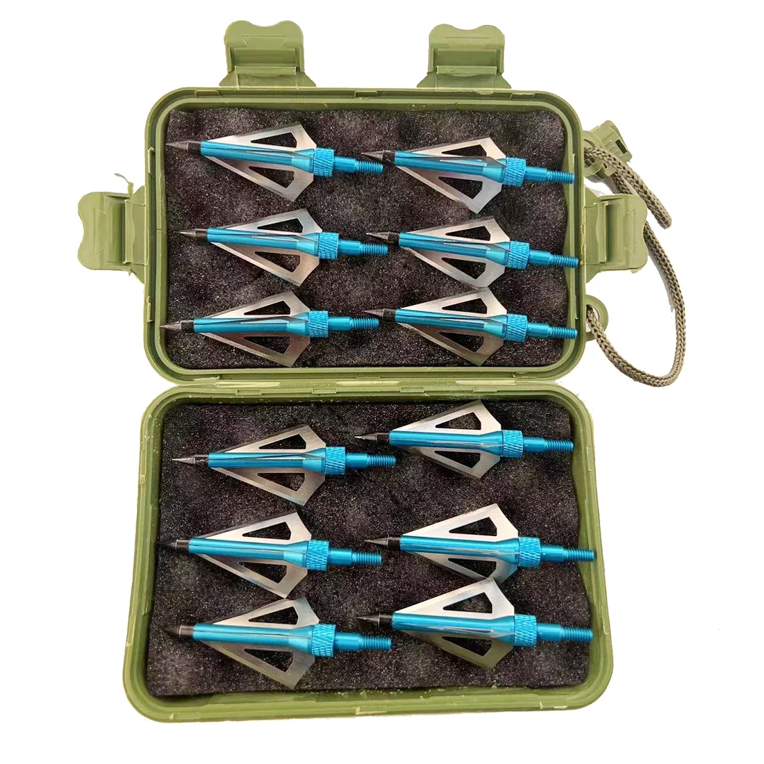 12pcs Linkboy Archery Broadhead 100gr 125gr Tips Carbon Arrows Arrowheads for Compound Bow Hunting Shooting